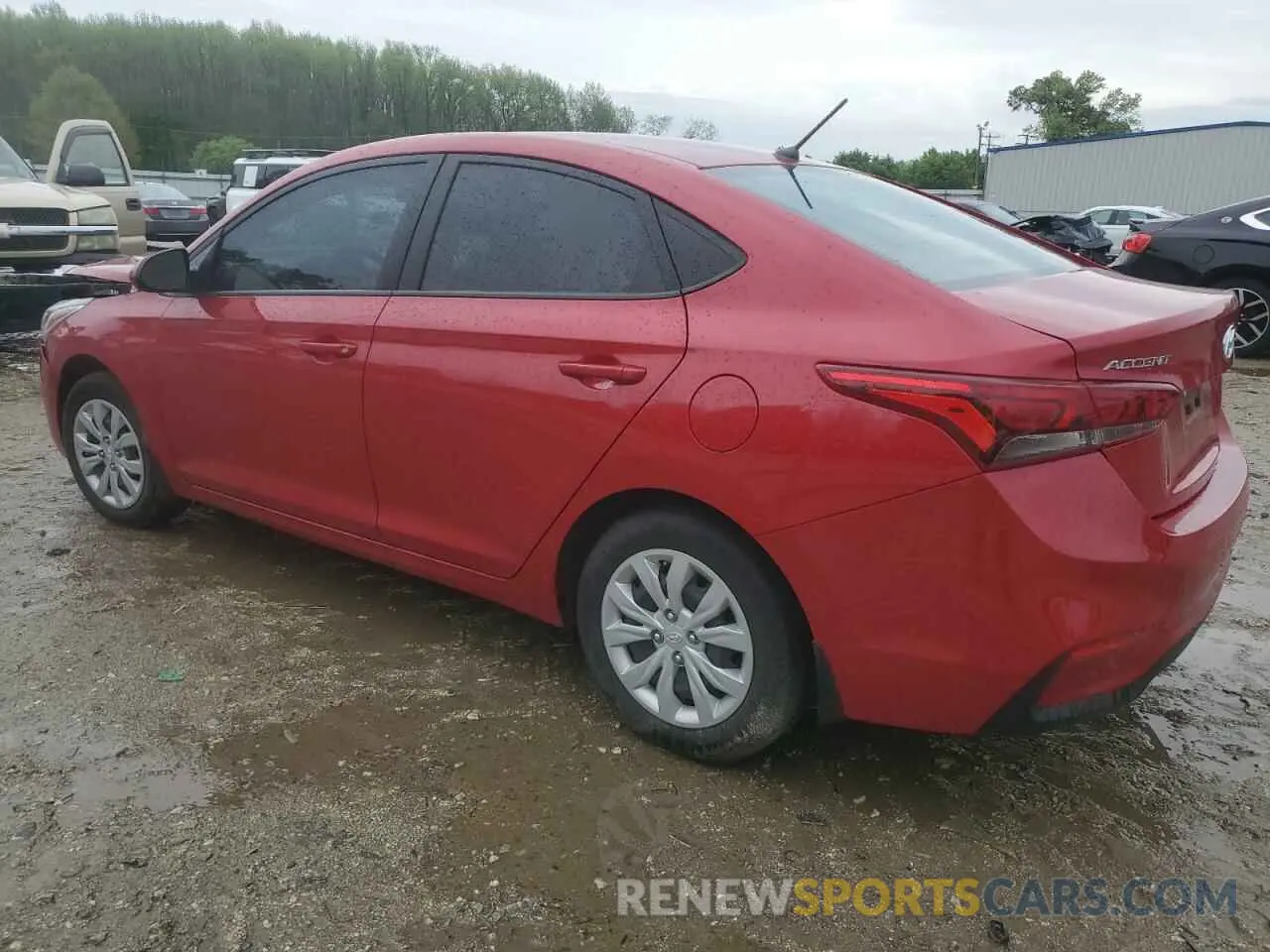 2 Photograph of a damaged car 3KPC24A61NE171176 HYUNDAI ACCENT 2022