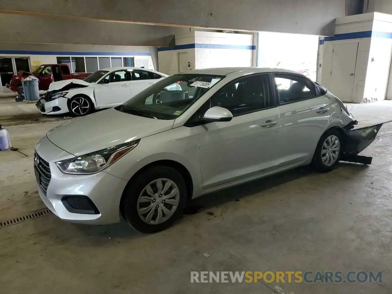 1 Photograph of a damaged car 3KPC24A61NE171582 HYUNDAI ACCENT 2022