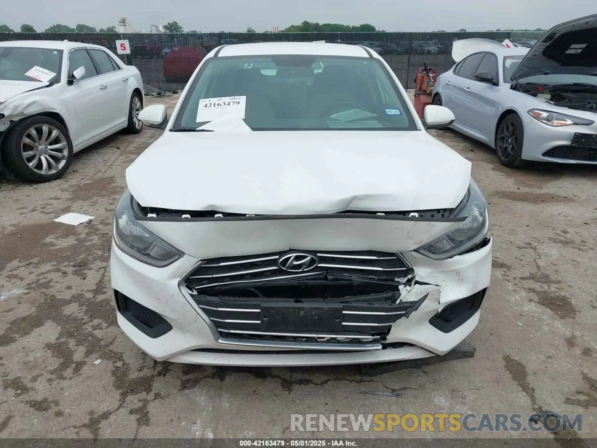 6 Photograph of a damaged car 3KPC24A61NE171775 HYUNDAI ACCENT 2022