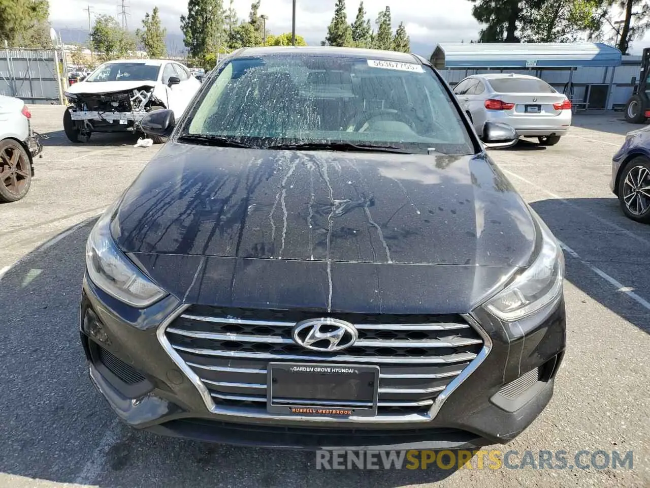 5 Photograph of a damaged car 3KPC24A61NE172568 HYUNDAI ACCENT 2022