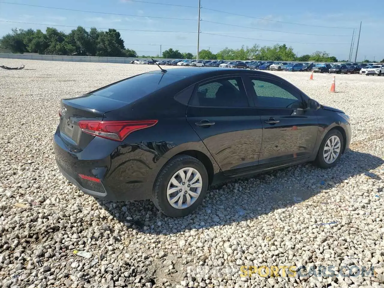 3 Photograph of a damaged car 3KPC24A61NE183179 HYUNDAI ACCENT 2022