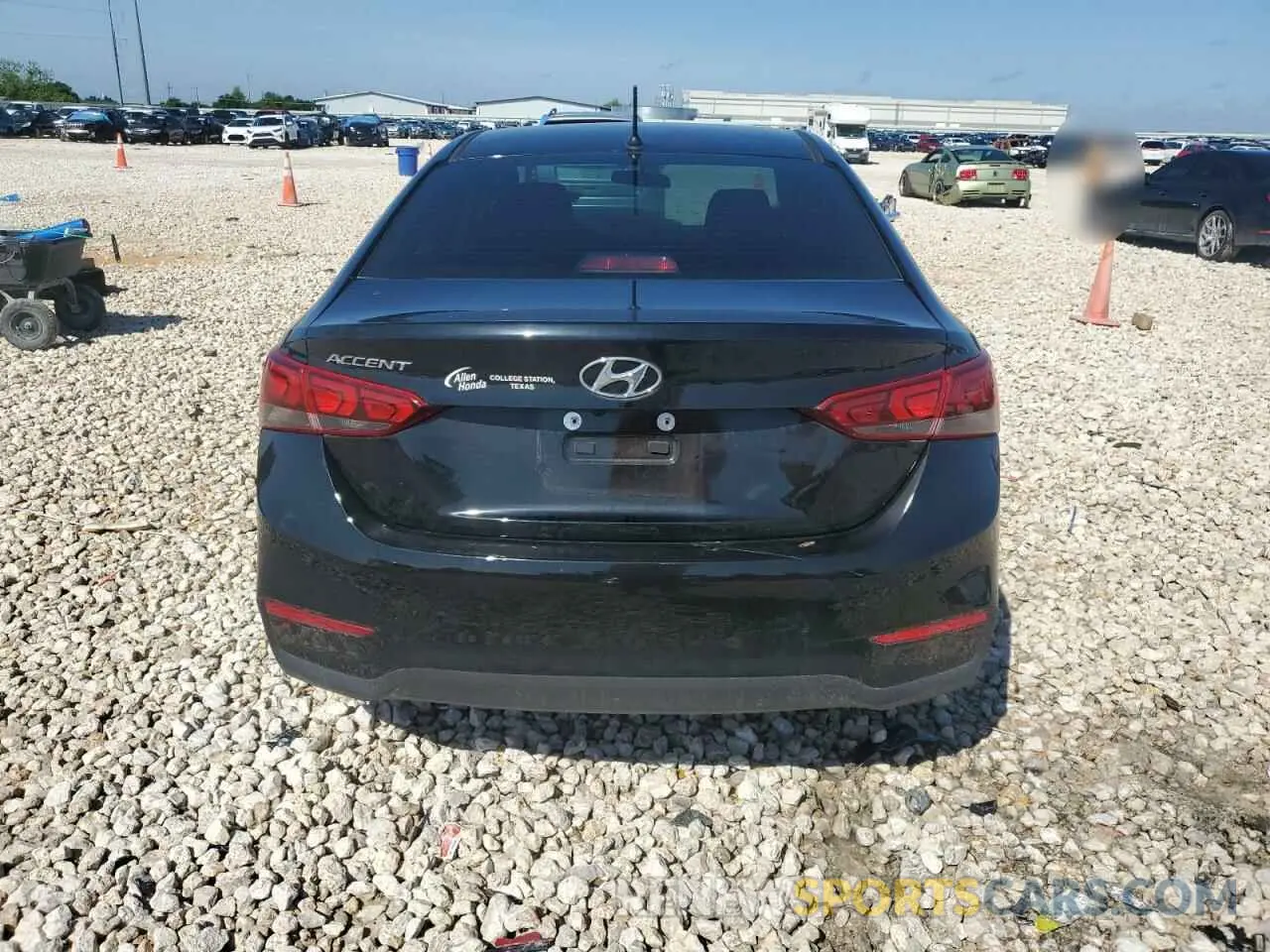 6 Photograph of a damaged car 3KPC24A61NE183179 HYUNDAI ACCENT 2022
