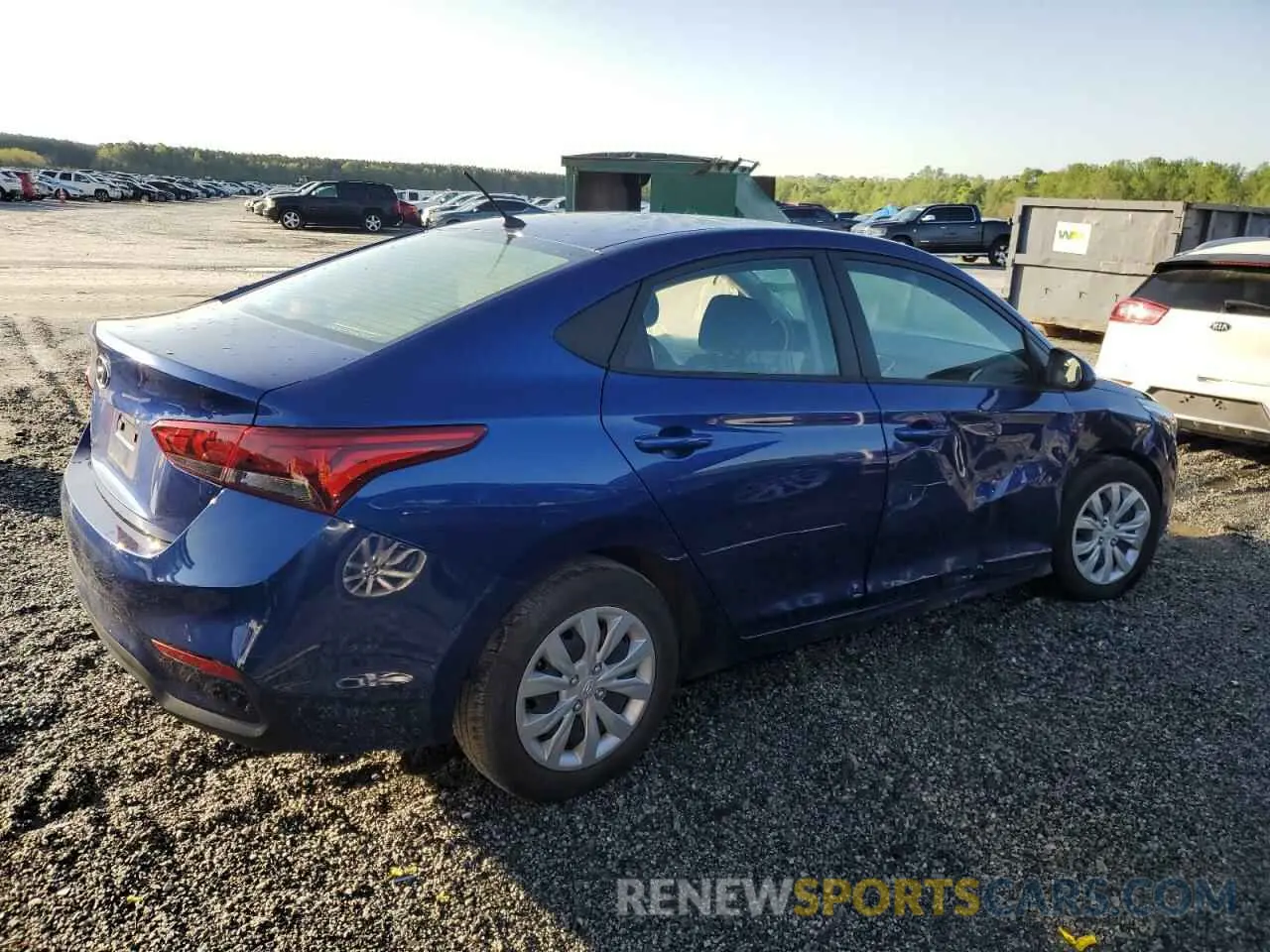 3 Photograph of a damaged car 3KPC24A61NE183277 HYUNDAI ACCENT 2022
