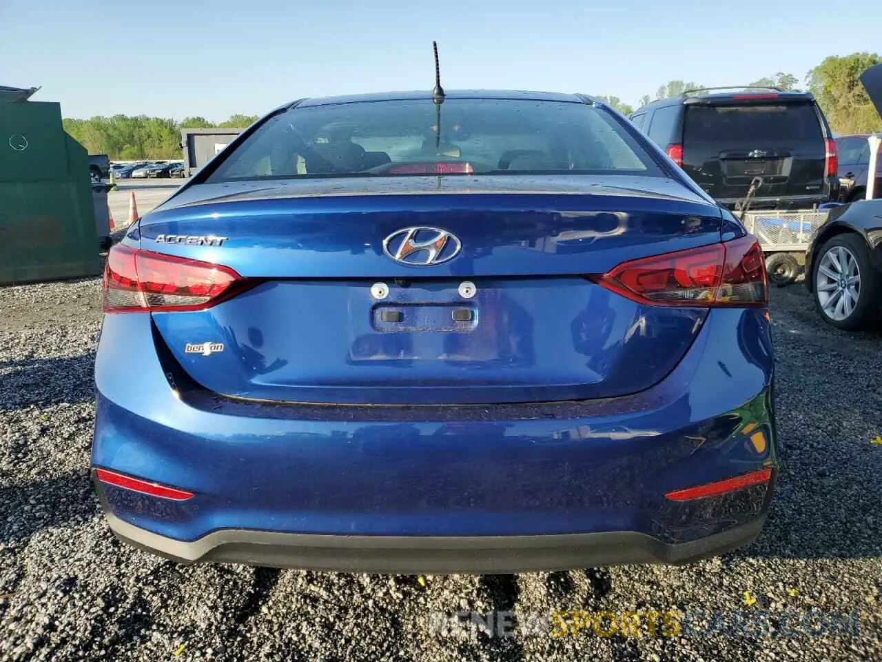 6 Photograph of a damaged car 3KPC24A61NE183277 HYUNDAI ACCENT 2022