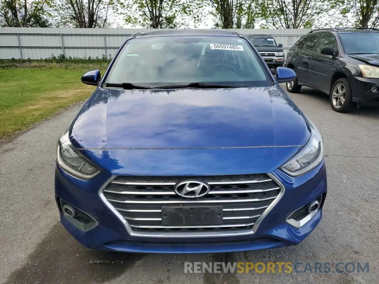 5 Photograph of a damaged car 3KPC24A62NE156654 HYUNDAI ACCENT 2022