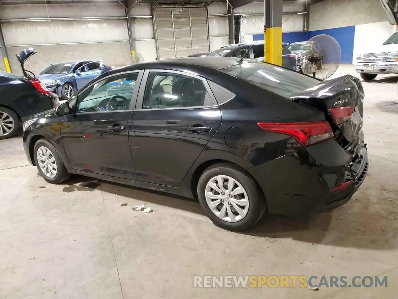 2 Photograph of a damaged car 3KPC24A62NE156802 HYUNDAI ACCENT 2022
