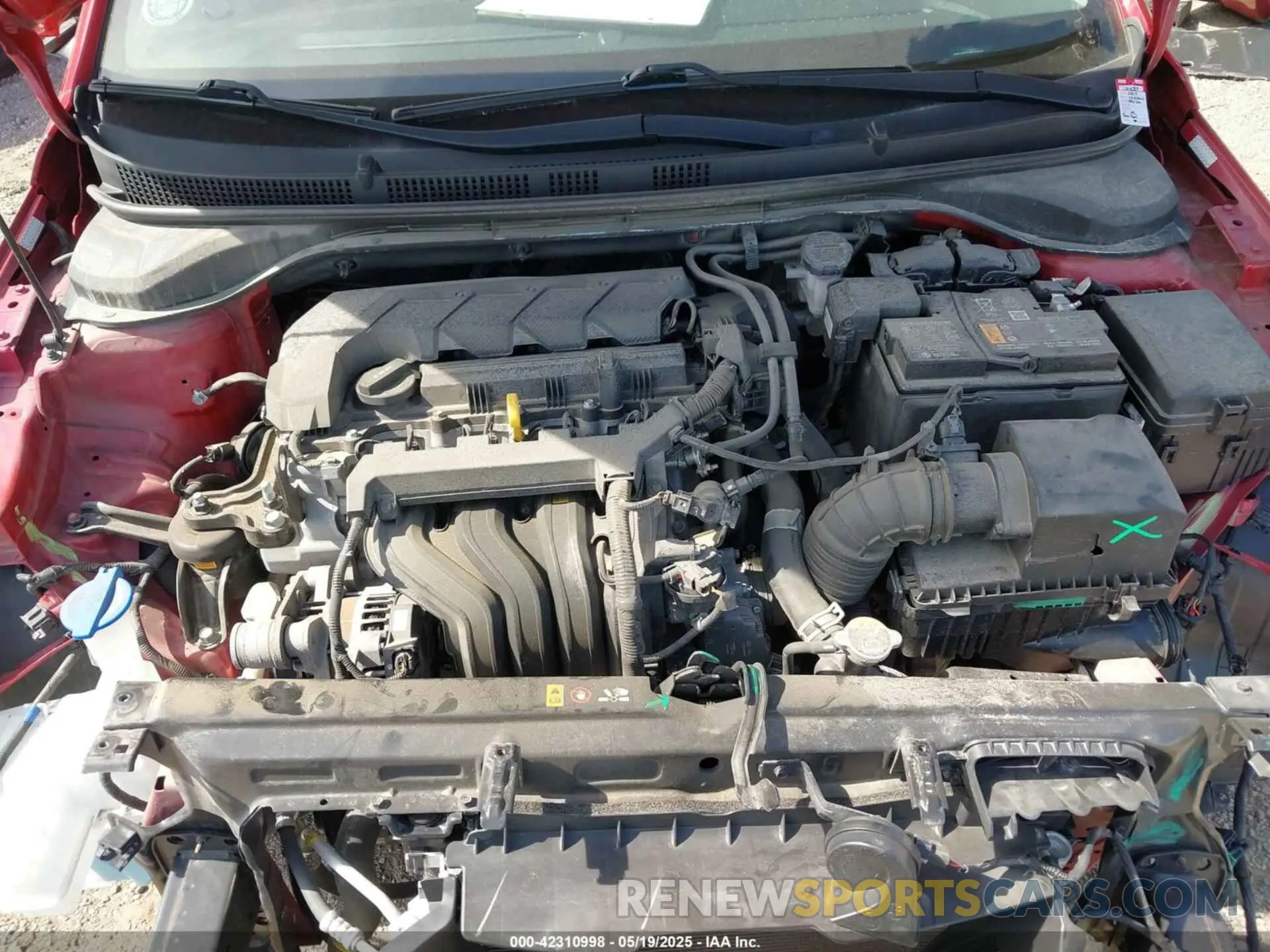 10 Photograph of a damaged car 3KPC24A62NE160929 HYUNDAI ACCENT 2022