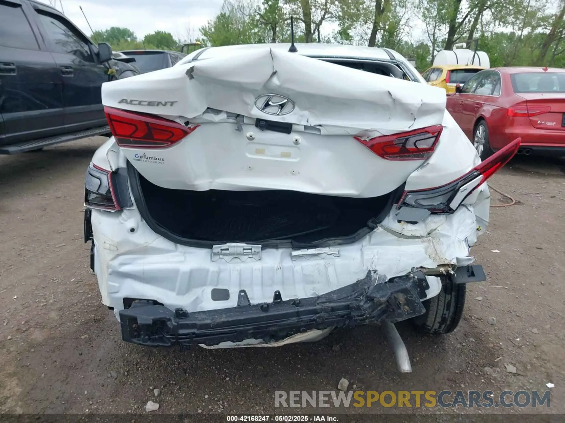 16 Photograph of a damaged car 3KPC24A62NE171655 HYUNDAI ACCENT 2022