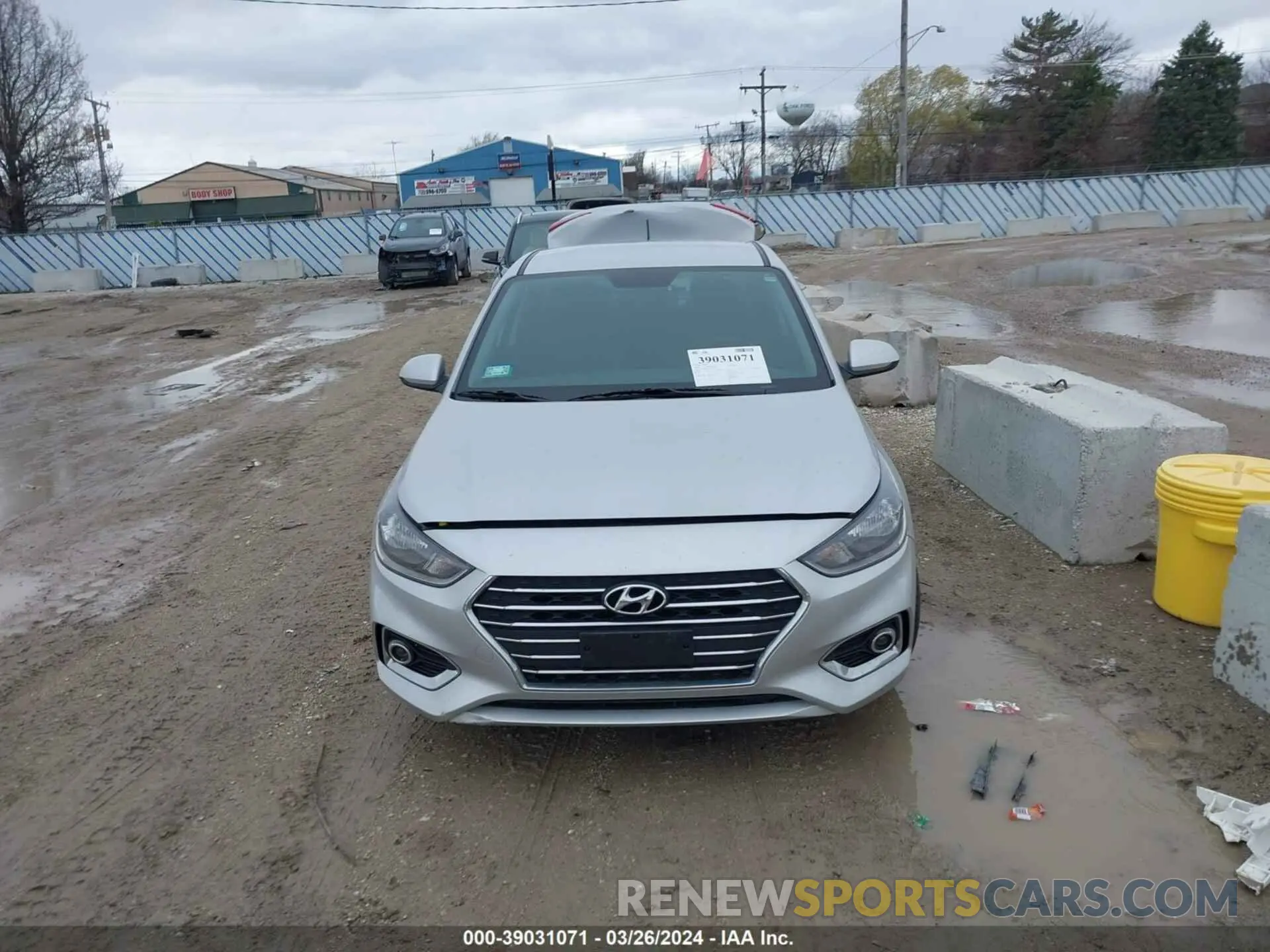 12 Photograph of a damaged car 3KPC24A62NE173633 HYUNDAI ACCENT 2022