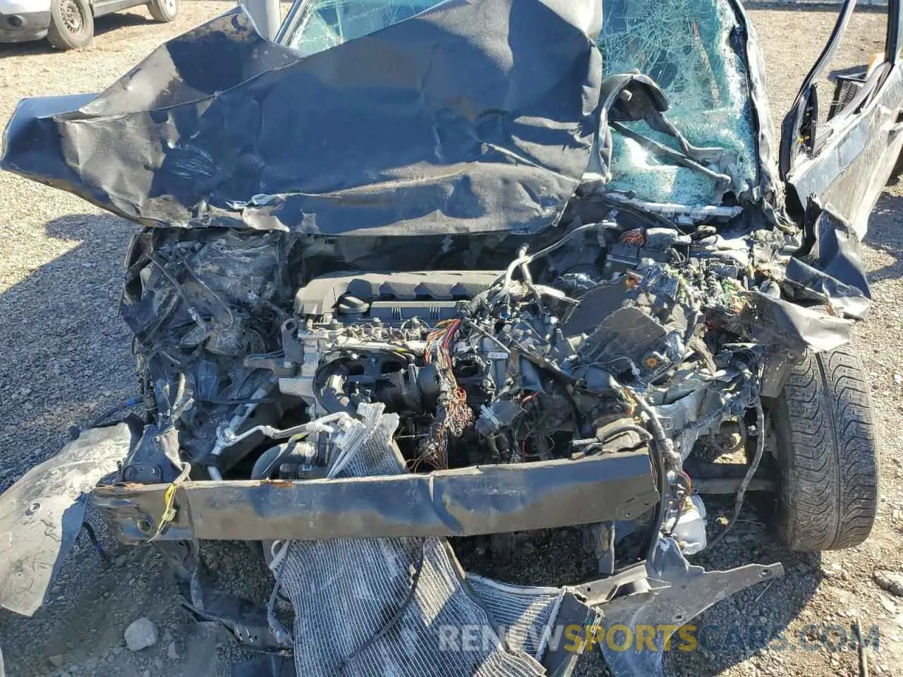 11 Photograph of a damaged car 3KPC24A62NE182431 HYUNDAI ACCENT 2022