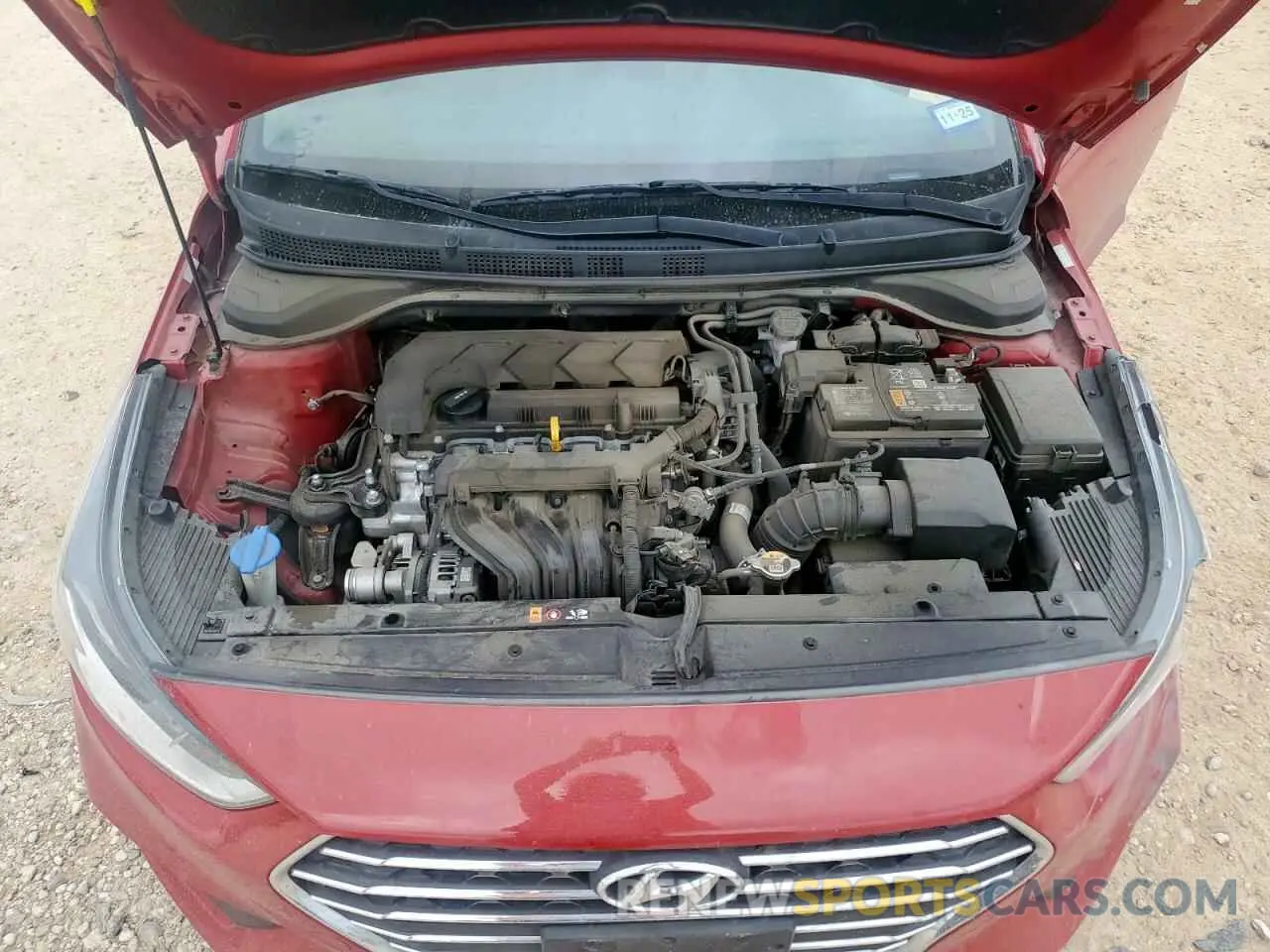 11 Photograph of a damaged car 3KPC24A63NE159188 HYUNDAI ACCENT 2022