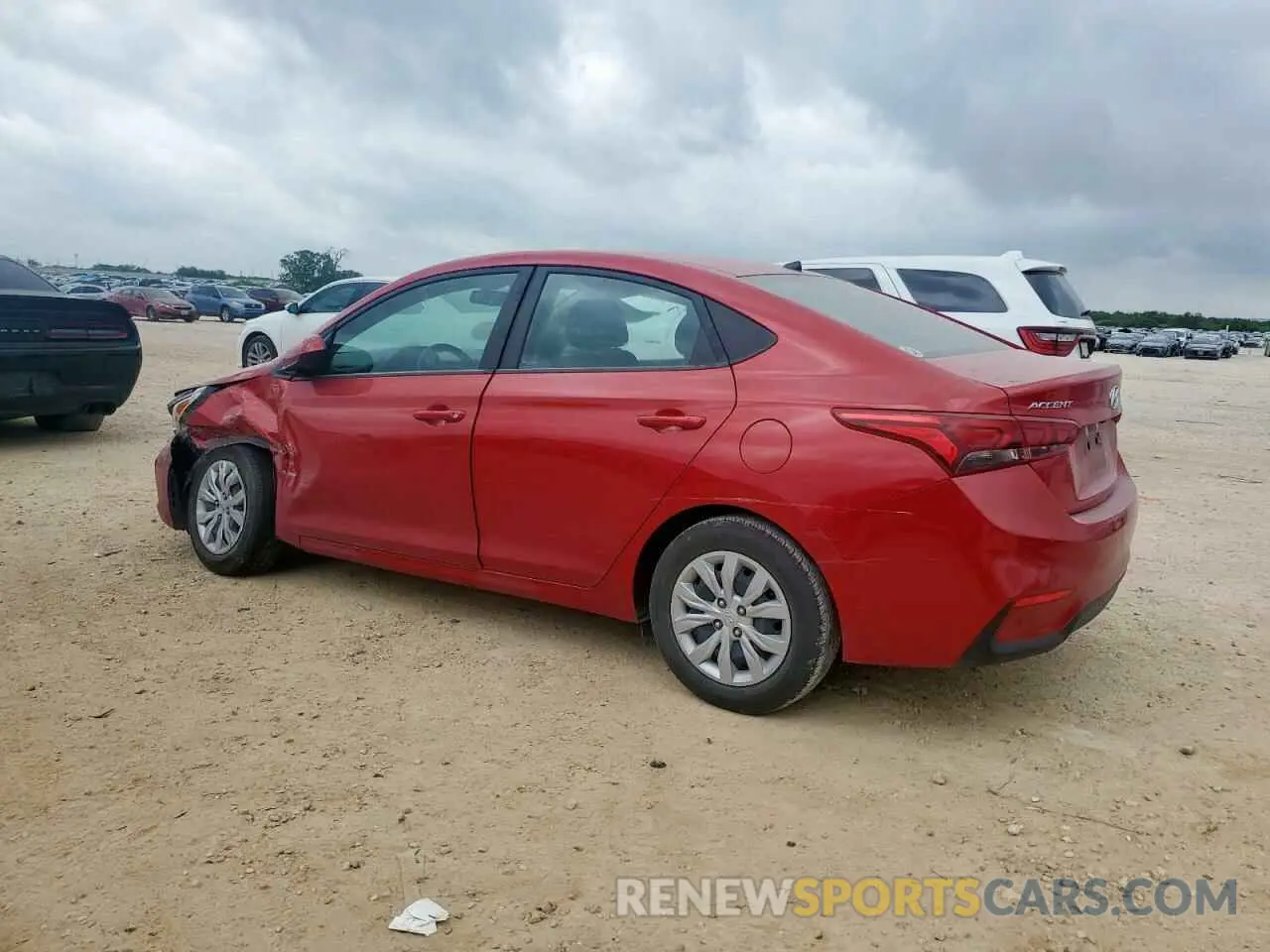 2 Photograph of a damaged car 3KPC24A63NE159188 HYUNDAI ACCENT 2022