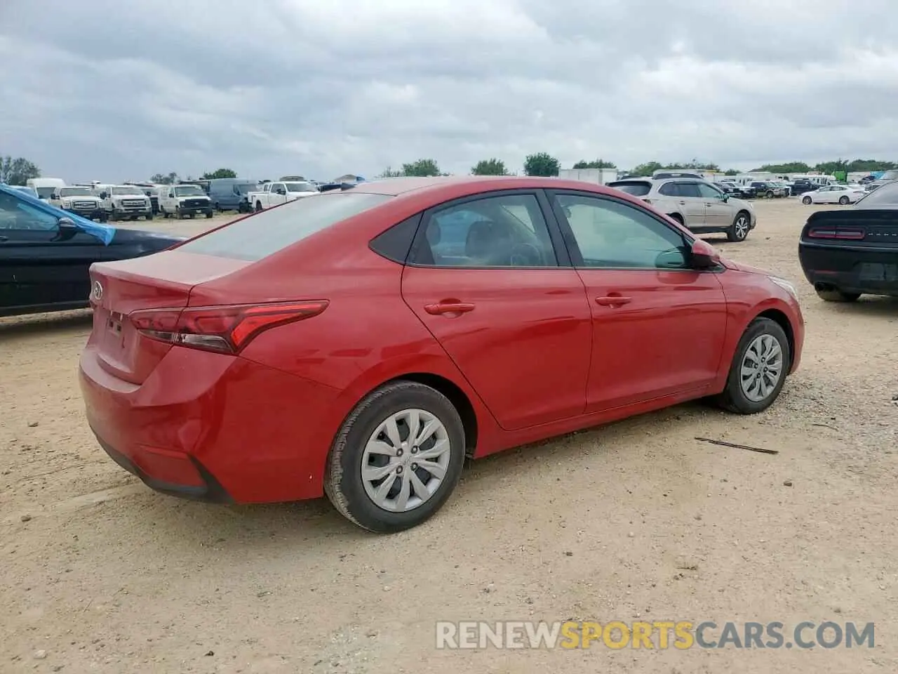 3 Photograph of a damaged car 3KPC24A63NE159188 HYUNDAI ACCENT 2022