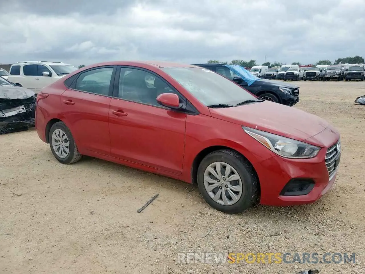 4 Photograph of a damaged car 3KPC24A63NE159188 HYUNDAI ACCENT 2022