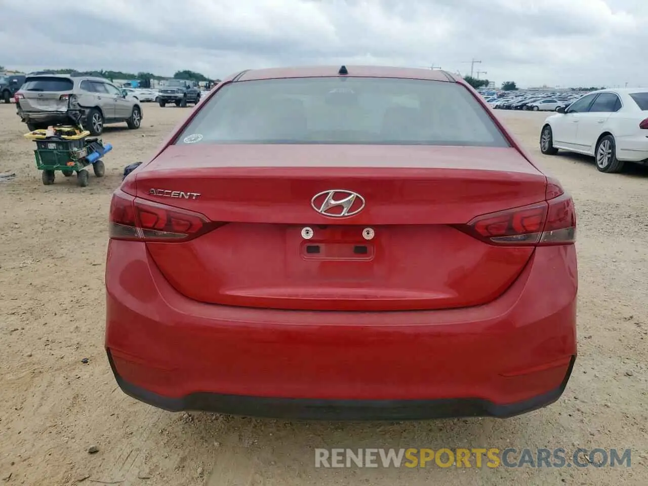 6 Photograph of a damaged car 3KPC24A63NE159188 HYUNDAI ACCENT 2022