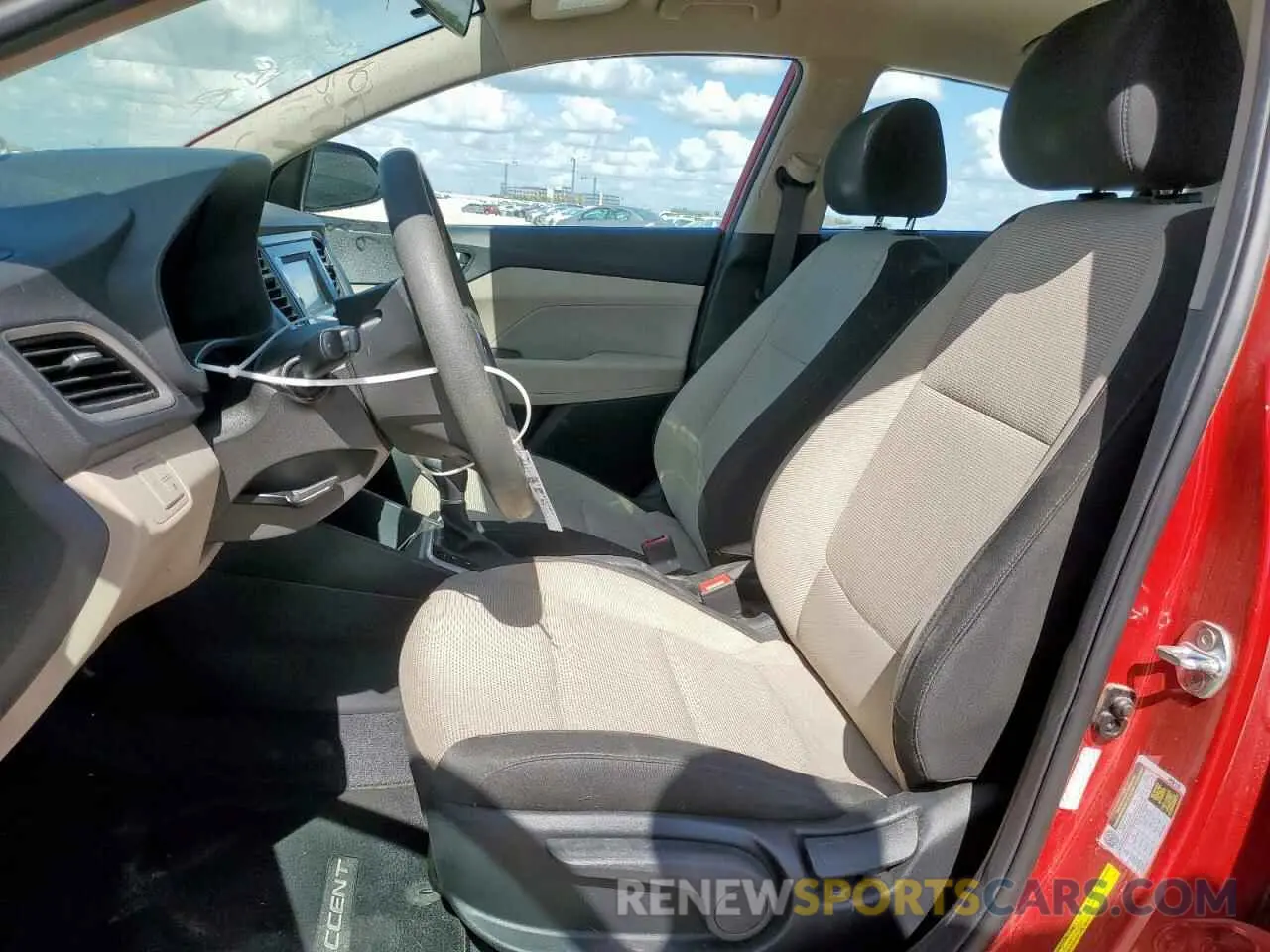 7 Photograph of a damaged car 3KPC24A63NE159188 HYUNDAI ACCENT 2022