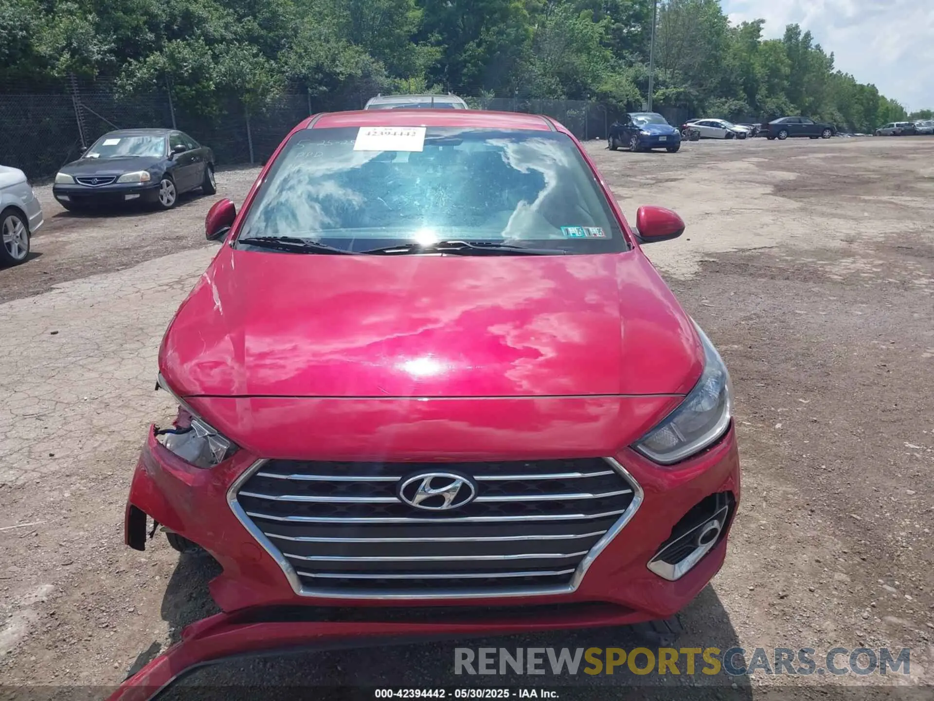 12 Photograph of a damaged car 3KPC24A63NE173401 HYUNDAI ACCENT 2022