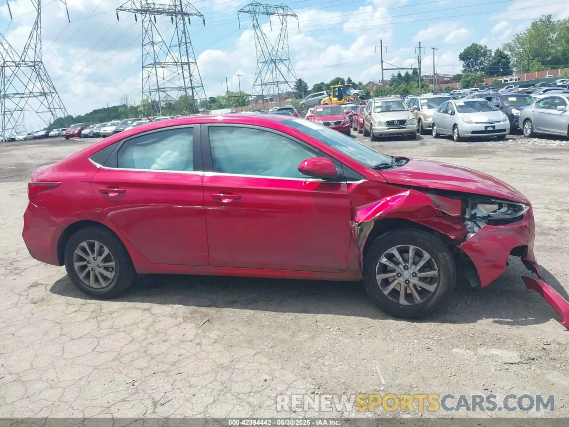 13 Photograph of a damaged car 3KPC24A63NE173401 HYUNDAI ACCENT 2022