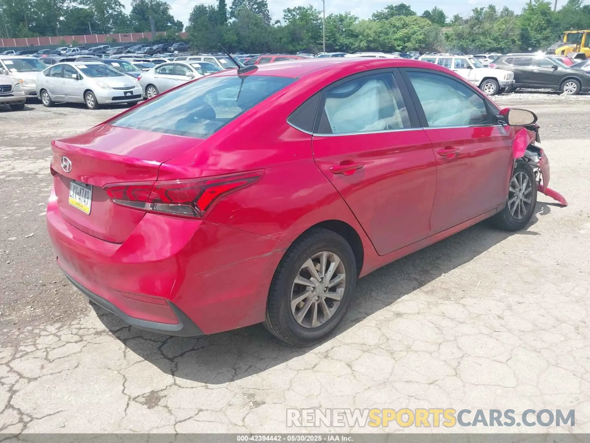 4 Photograph of a damaged car 3KPC24A63NE173401 HYUNDAI ACCENT 2022