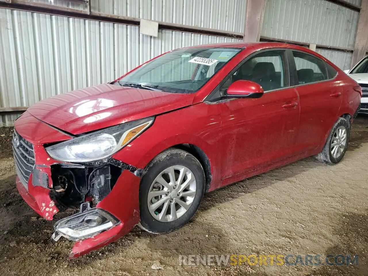1 Photograph of a damaged car 3KPC24A63NE180414 HYUNDAI ACCENT 2022