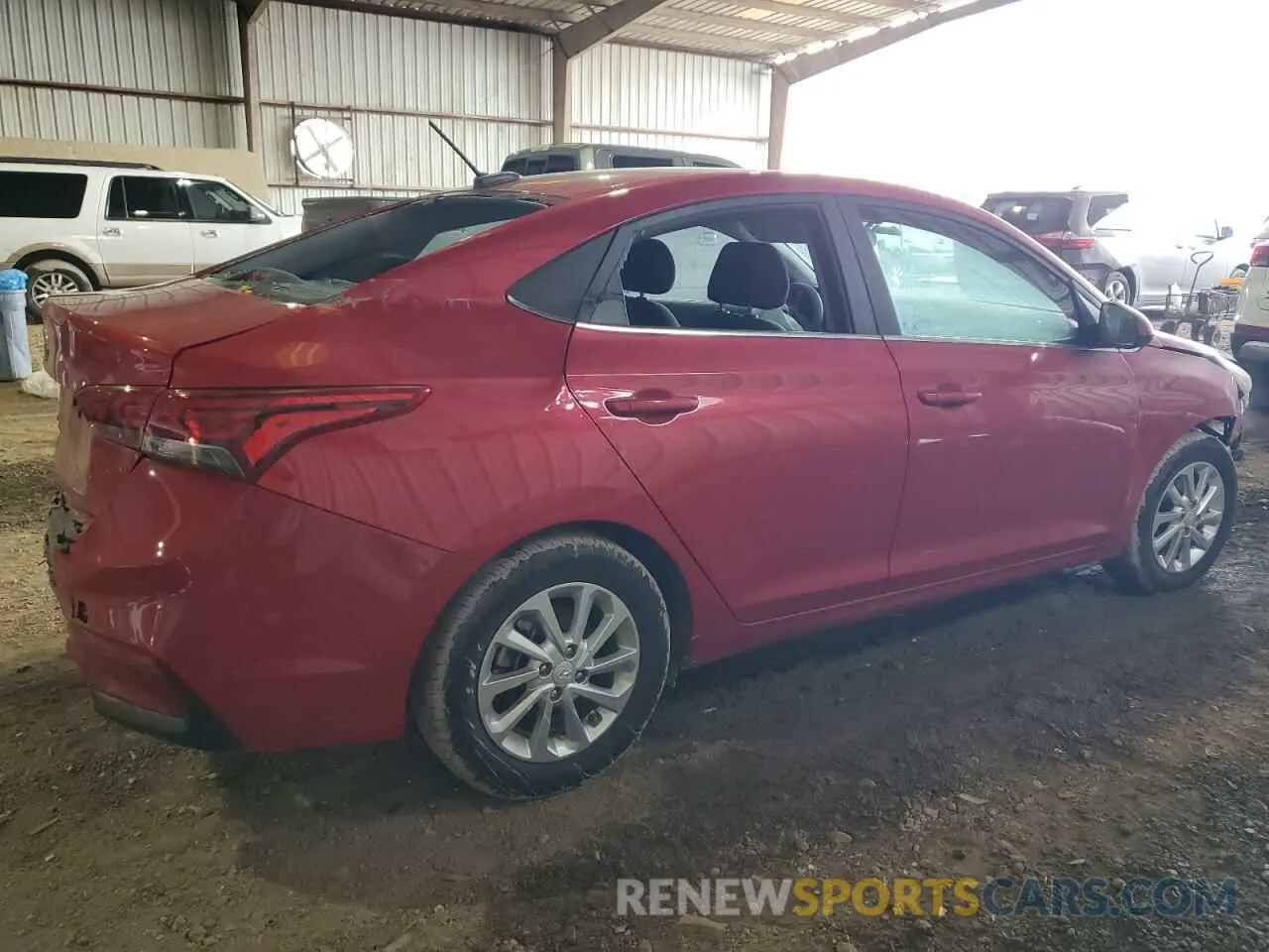 3 Photograph of a damaged car 3KPC24A63NE180414 HYUNDAI ACCENT 2022