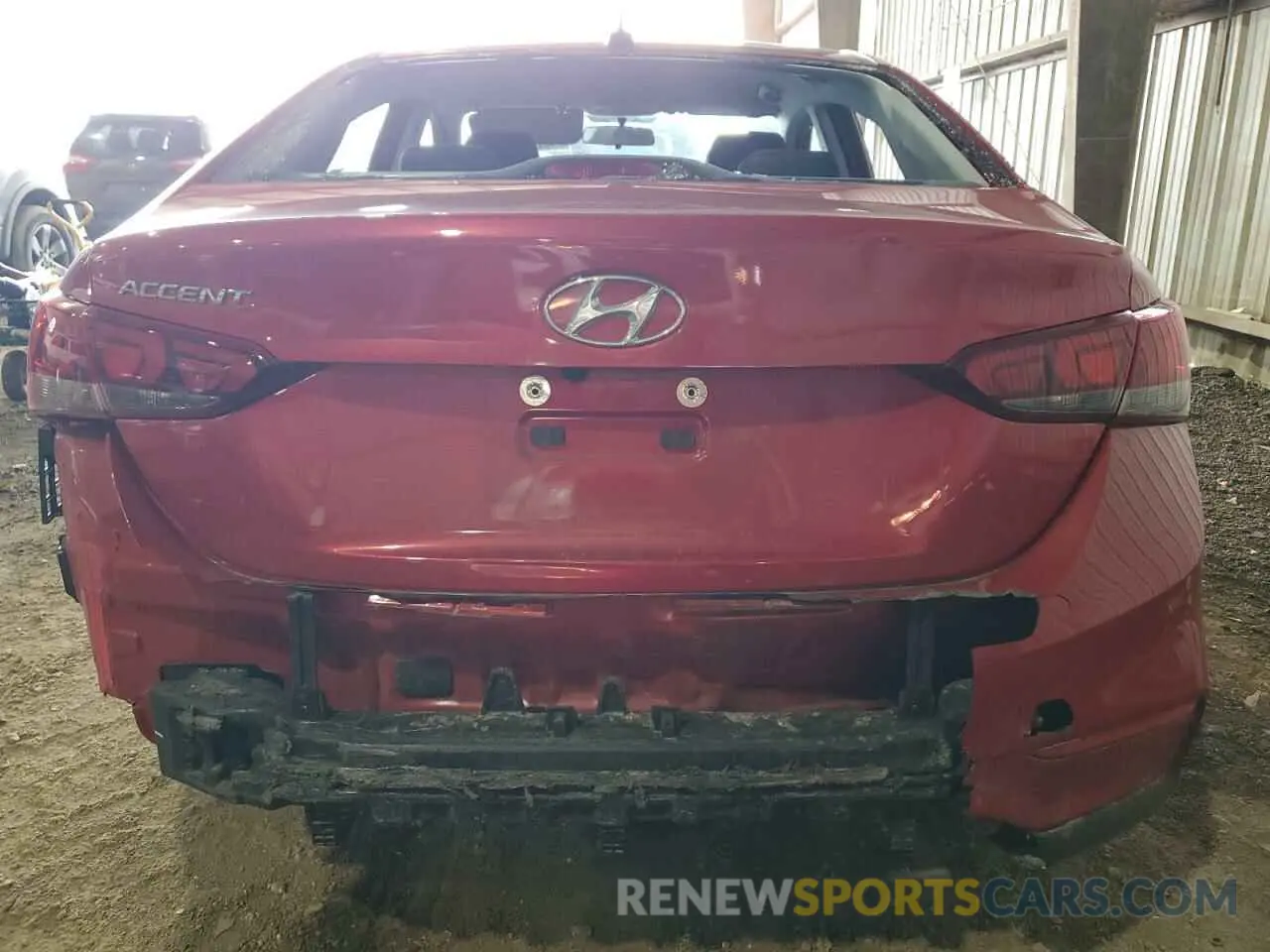 6 Photograph of a damaged car 3KPC24A63NE180414 HYUNDAI ACCENT 2022