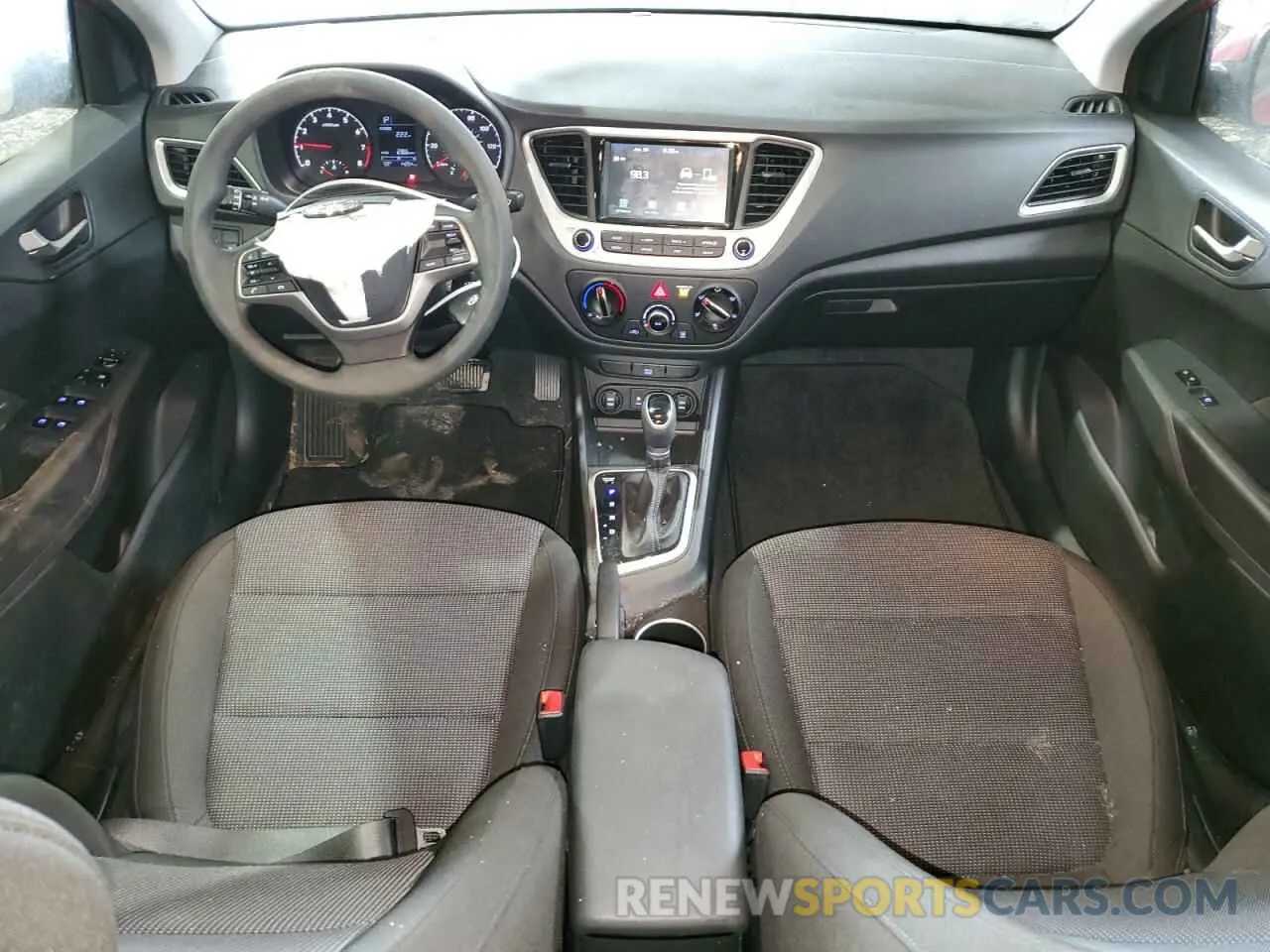 8 Photograph of a damaged car 3KPC24A63NE180414 HYUNDAI ACCENT 2022