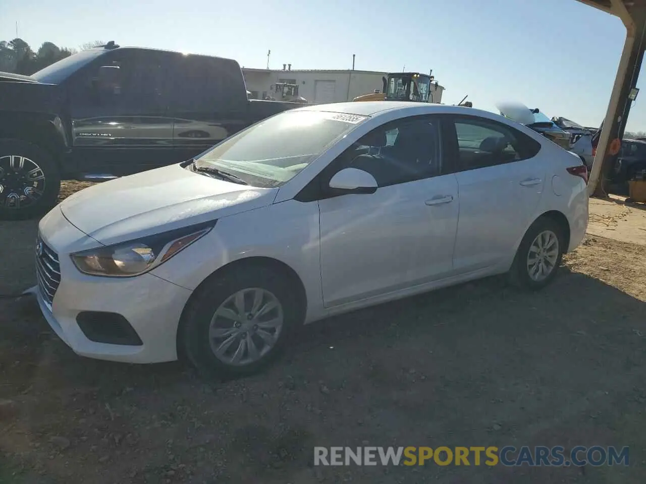 1 Photograph of a damaged car 3KPC24A63NE183460 HYUNDAI ACCENT 2022