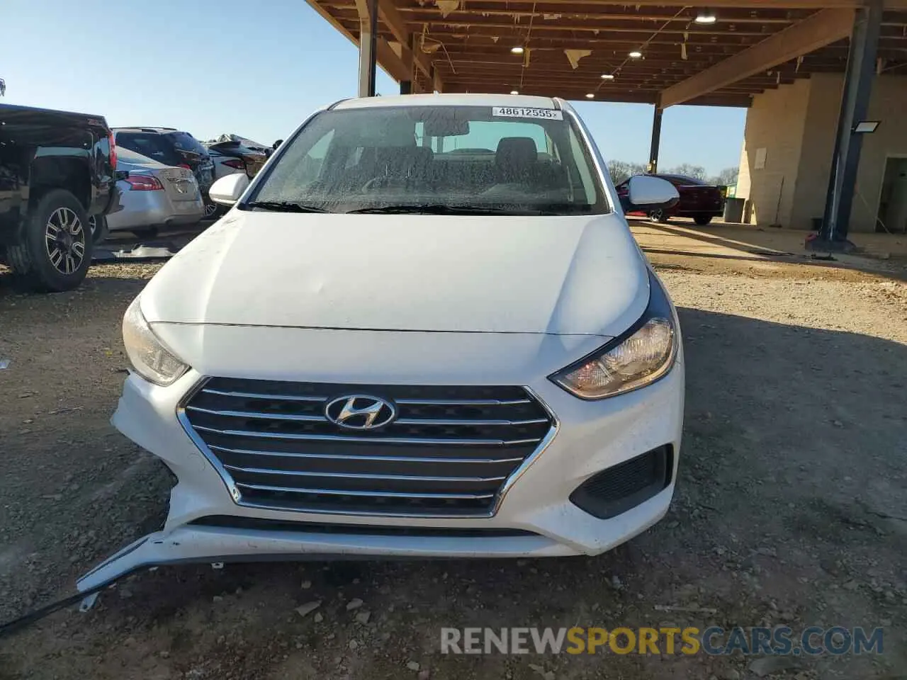 5 Photograph of a damaged car 3KPC24A63NE183460 HYUNDAI ACCENT 2022