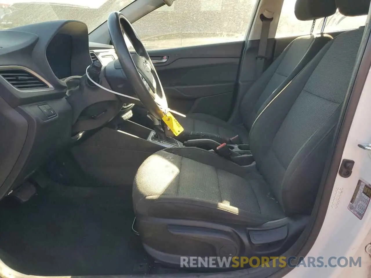 7 Photograph of a damaged car 3KPC24A63NE183460 HYUNDAI ACCENT 2022