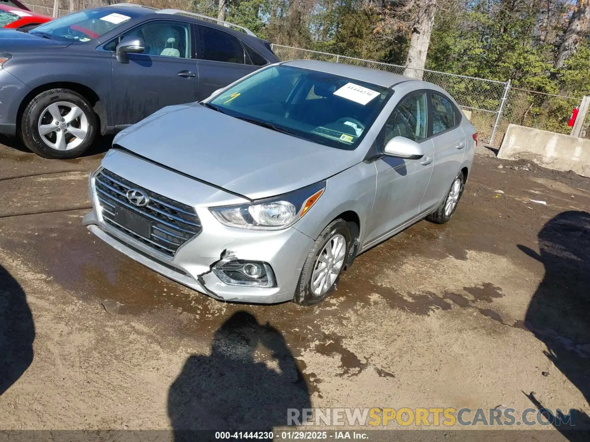 2 Photograph of a damaged car 3KPC24A64NE157918 HYUNDAI ACCENT 2022
