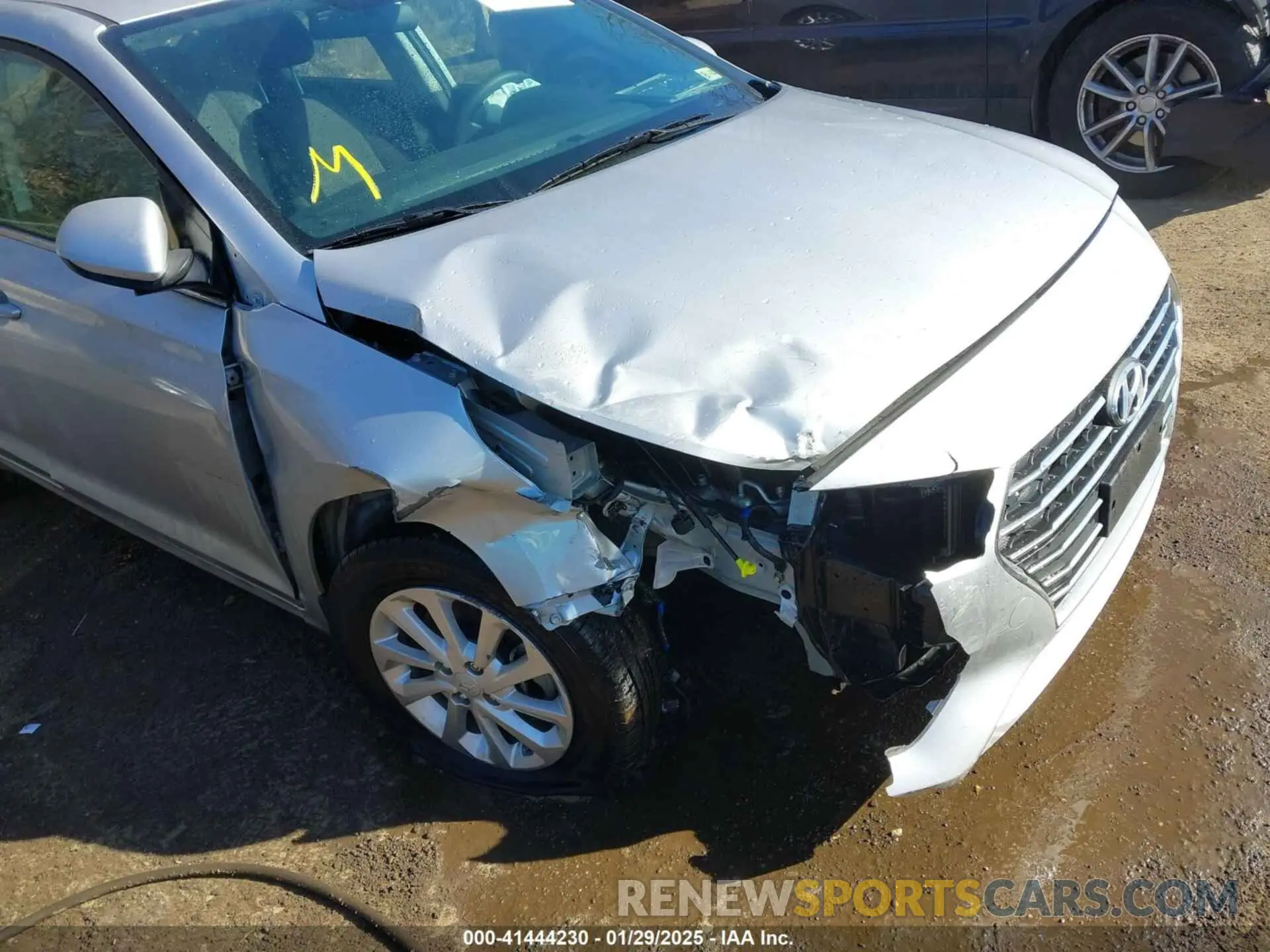 6 Photograph of a damaged car 3KPC24A64NE157918 HYUNDAI ACCENT 2022
