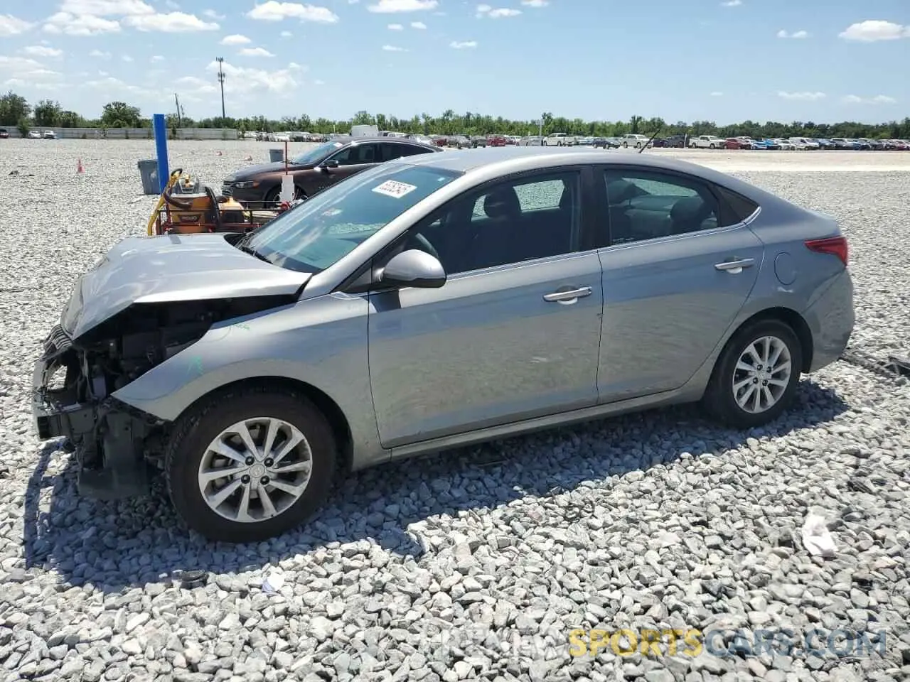 1 Photograph of a damaged car 3KPC24A64NE158826 HYUNDAI ACCENT 2022