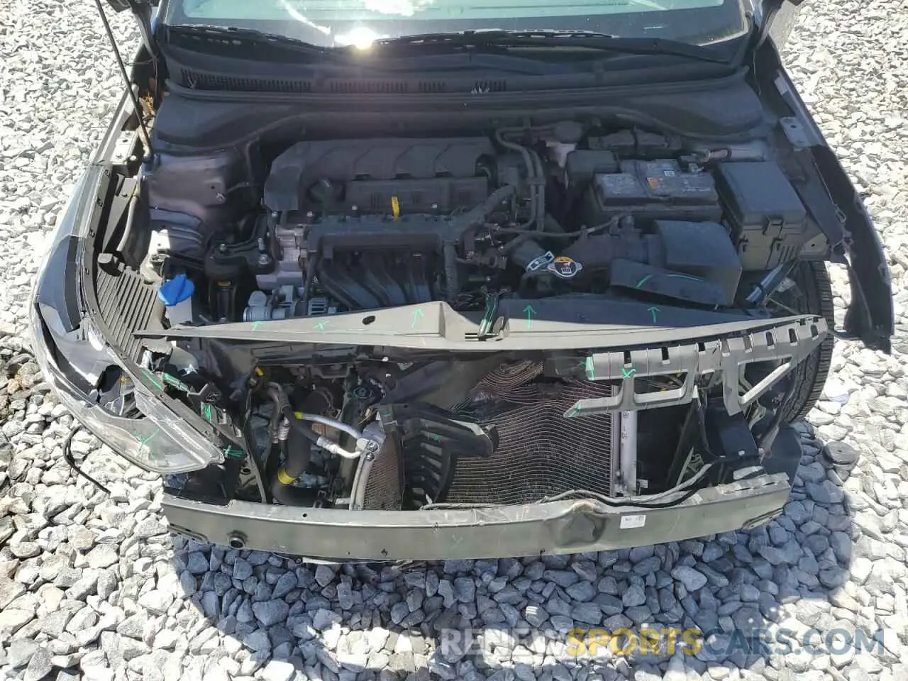 11 Photograph of a damaged car 3KPC24A64NE158826 HYUNDAI ACCENT 2022