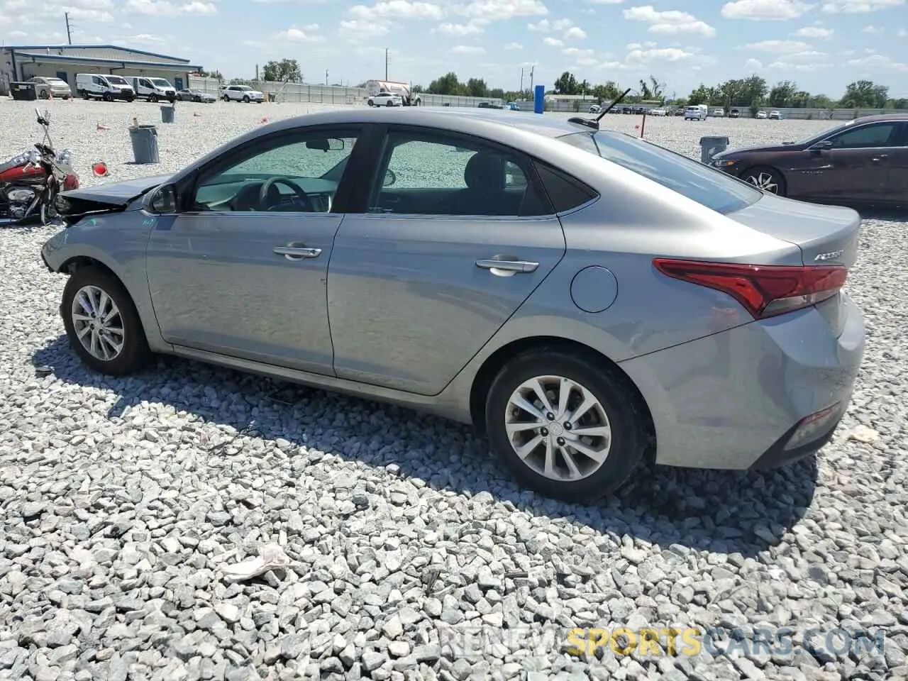 2 Photograph of a damaged car 3KPC24A64NE158826 HYUNDAI ACCENT 2022
