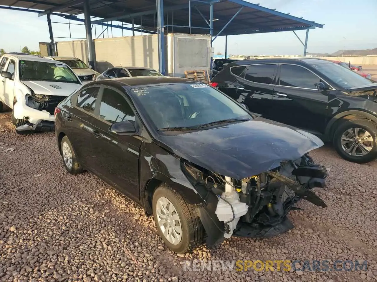 4 Photograph of a damaged car 3KPC24A64NE167672 HYUNDAI ACCENT 2022