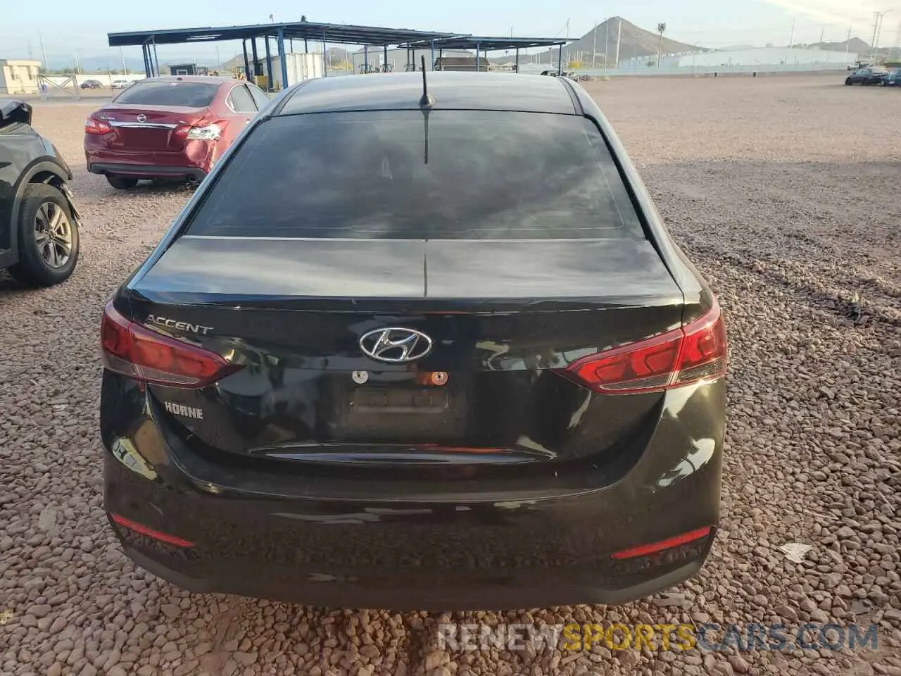 6 Photograph of a damaged car 3KPC24A64NE167672 HYUNDAI ACCENT 2022