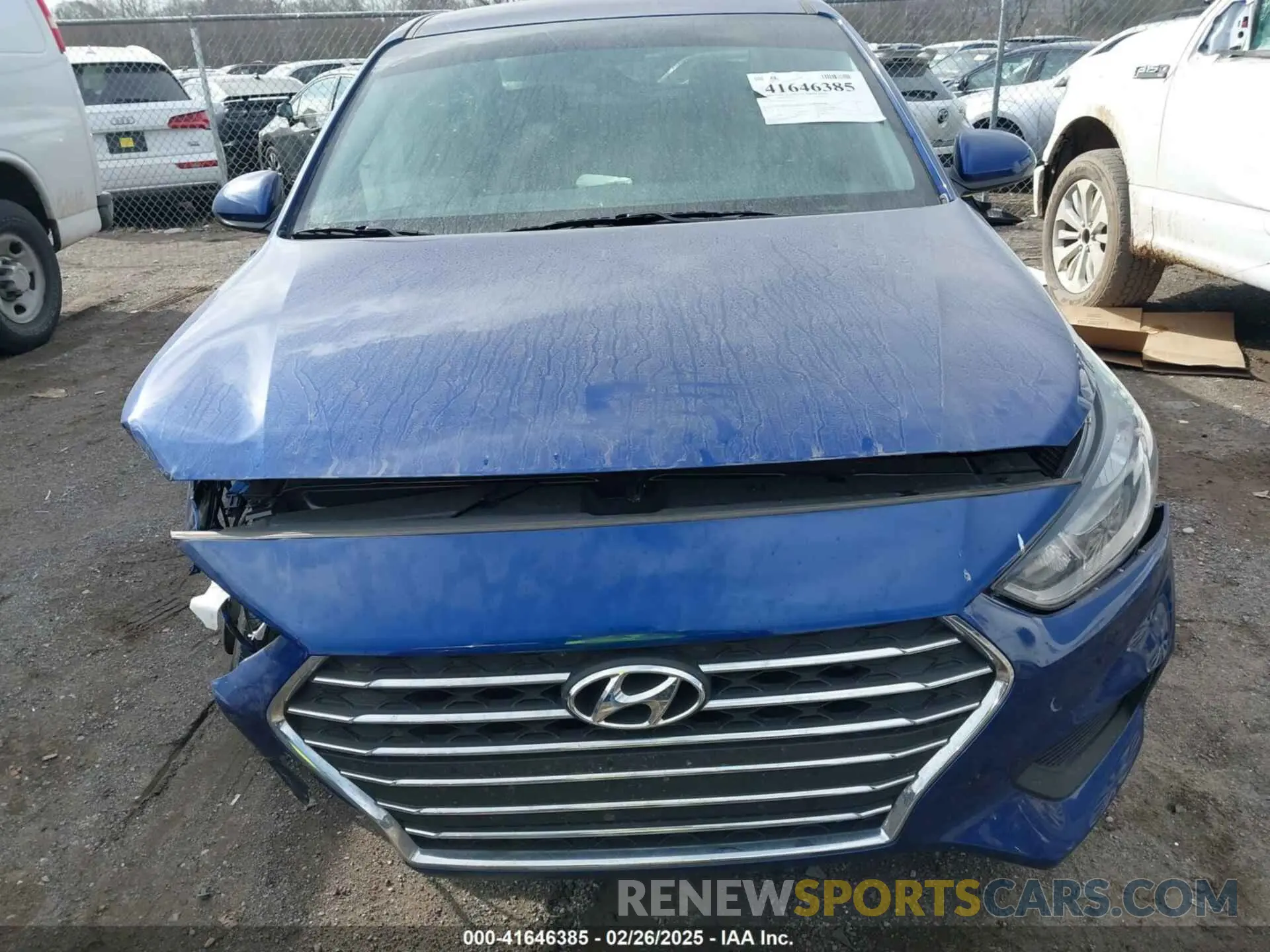 11 Photograph of a damaged car 3KPC24A64NE177005 HYUNDAI ACCENT 2022