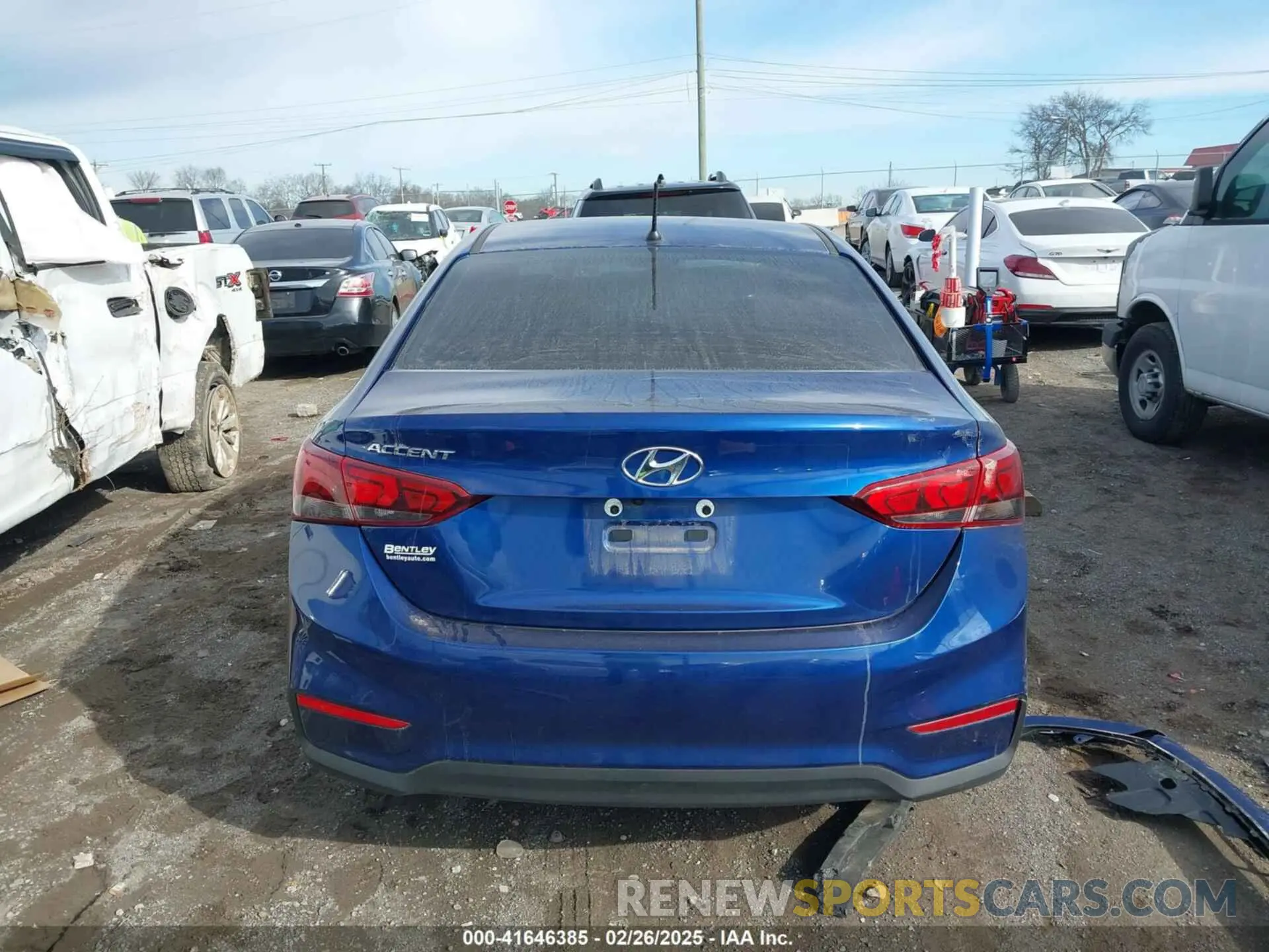 15 Photograph of a damaged car 3KPC24A64NE177005 HYUNDAI ACCENT 2022