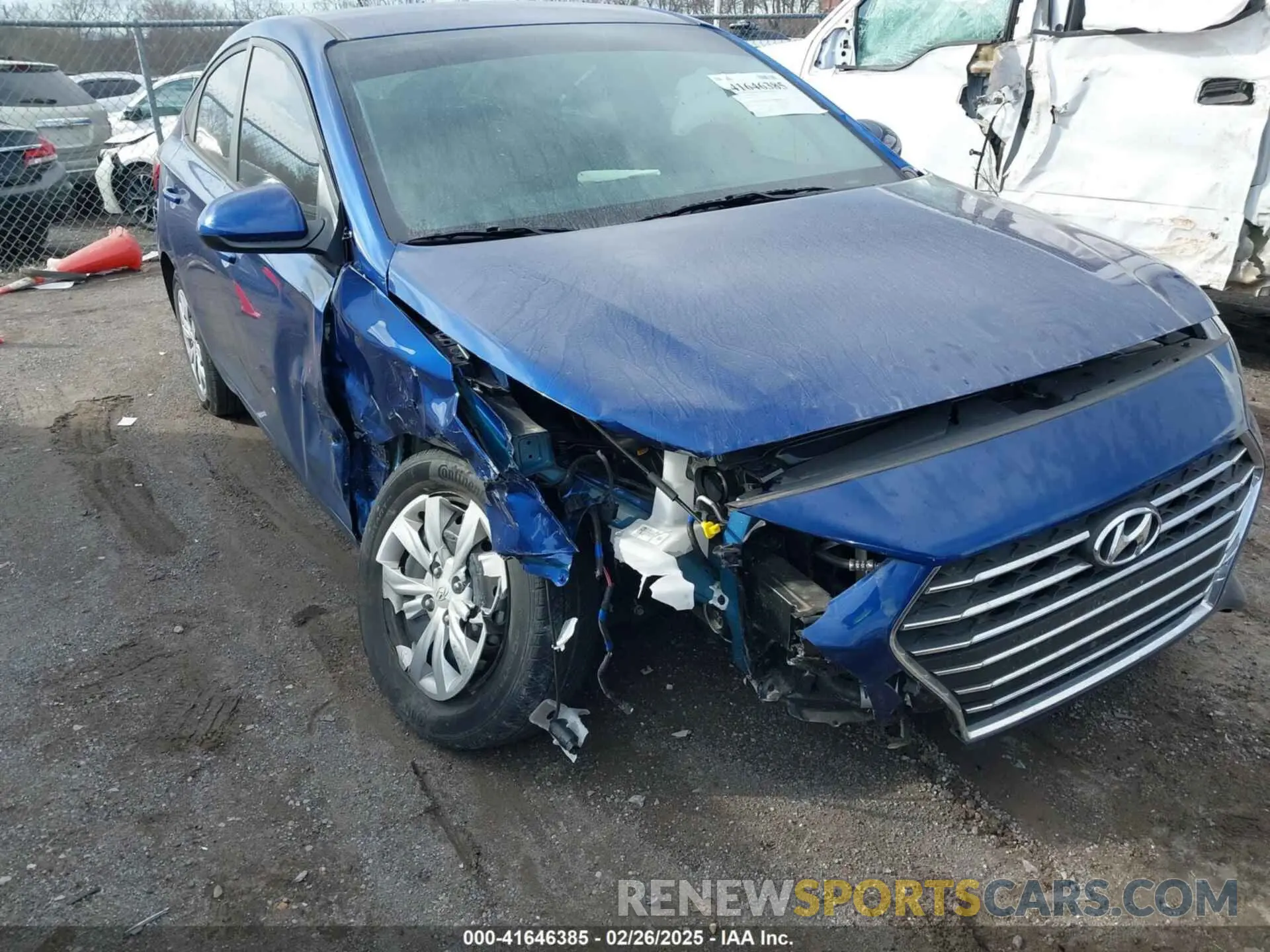 6 Photograph of a damaged car 3KPC24A64NE177005 HYUNDAI ACCENT 2022