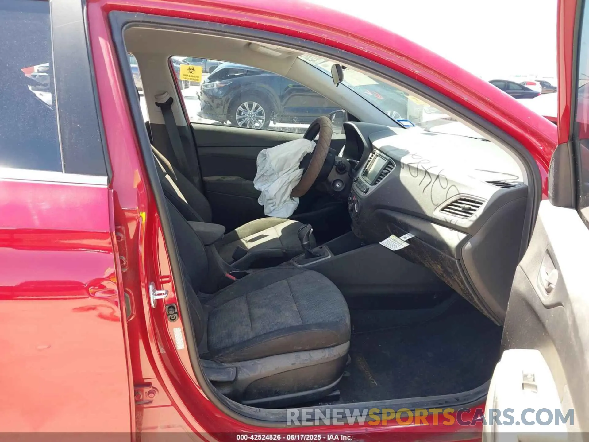 5 Photograph of a damaged car 3KPC24A65NE158043 HYUNDAI ACCENT 2022