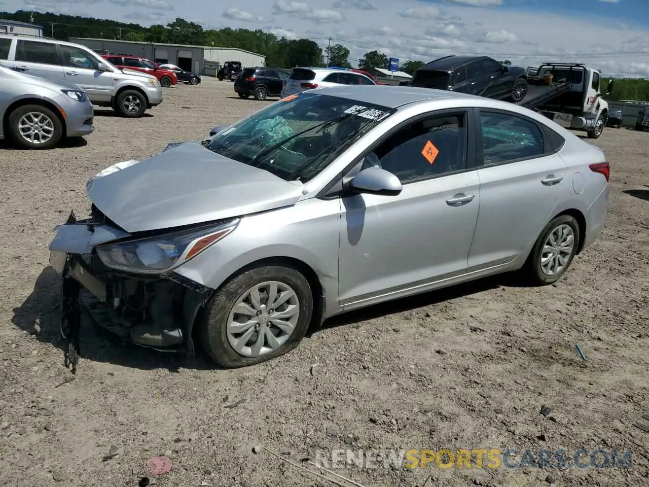 1 Photograph of a damaged car 3KPC24A66NE157337 HYUNDAI ACCENT 2022