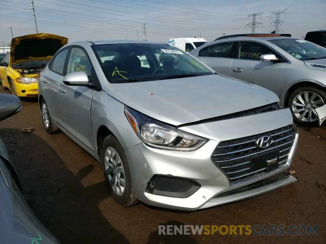 1 Photograph of a damaged car 3KPC24A66NE162747 HYUNDAI ACCENT 2022