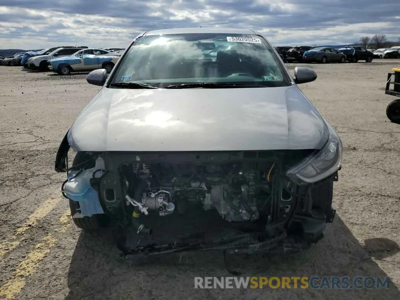 5 Photograph of a damaged car 3KPC24A66NE166541 HYUNDAI ACCENT 2022
