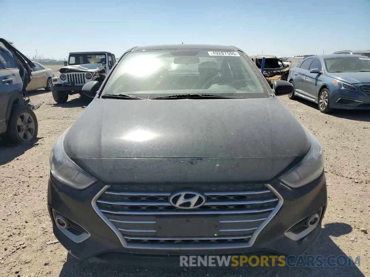 5 Photograph of a damaged car 3KPC24A66NE172422 HYUNDAI ACCENT 2022