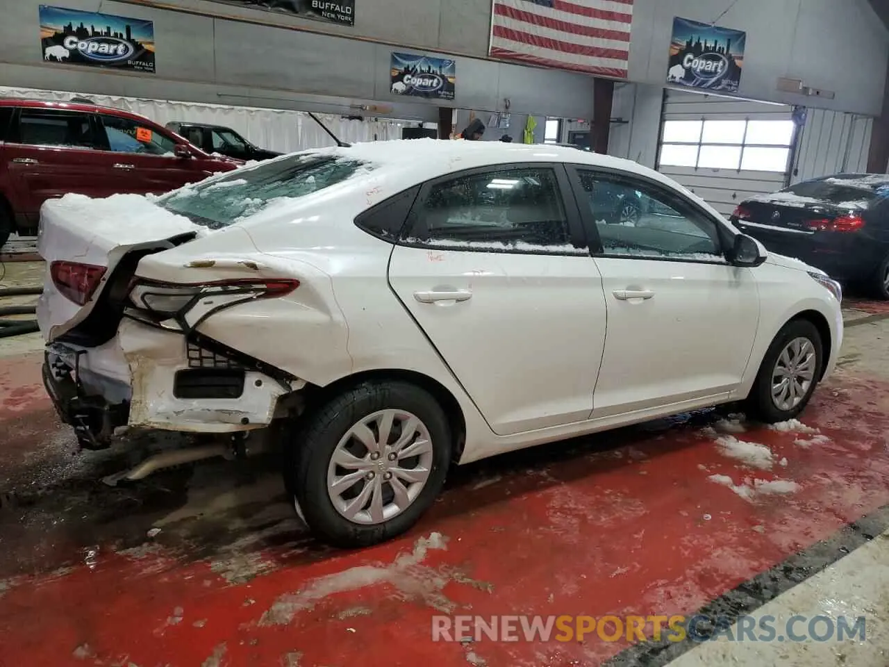 3 Photograph of a damaged car 3KPC24A66NE179905 HYUNDAI ACCENT 2022
