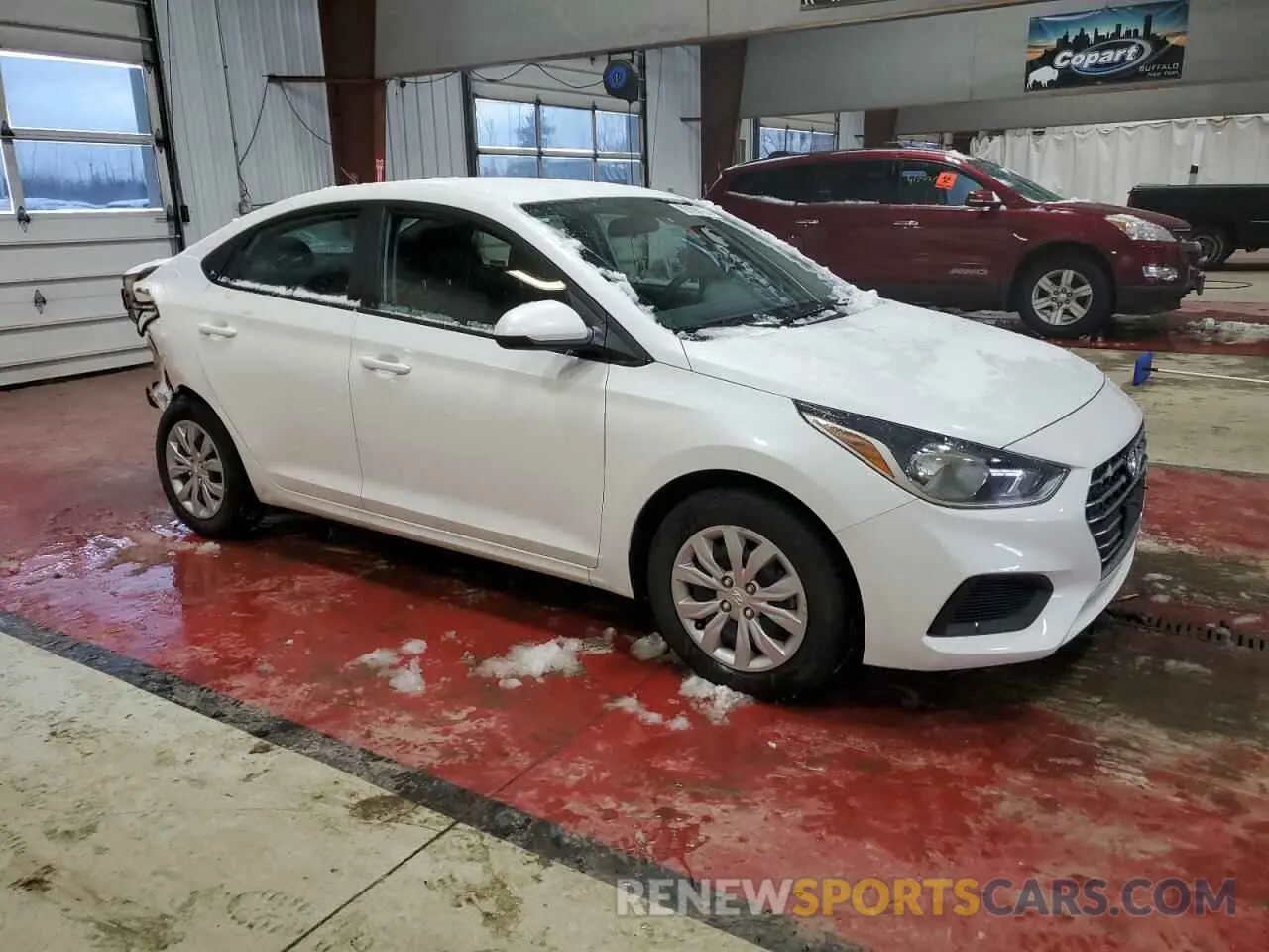 4 Photograph of a damaged car 3KPC24A66NE179905 HYUNDAI ACCENT 2022