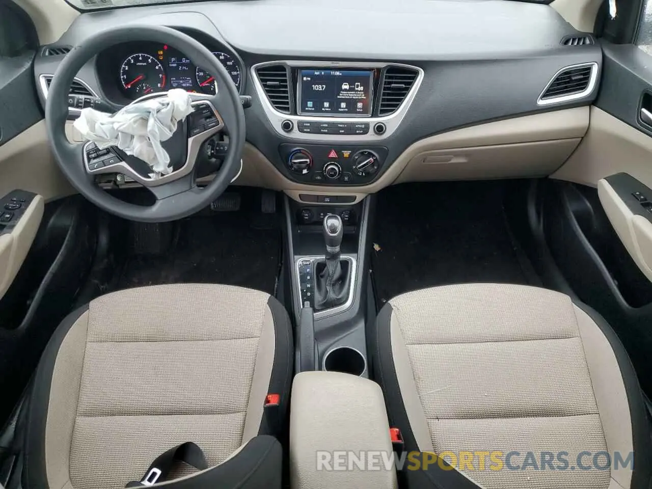 8 Photograph of a damaged car 3KPC24A66NE180553 HYUNDAI ACCENT 2022