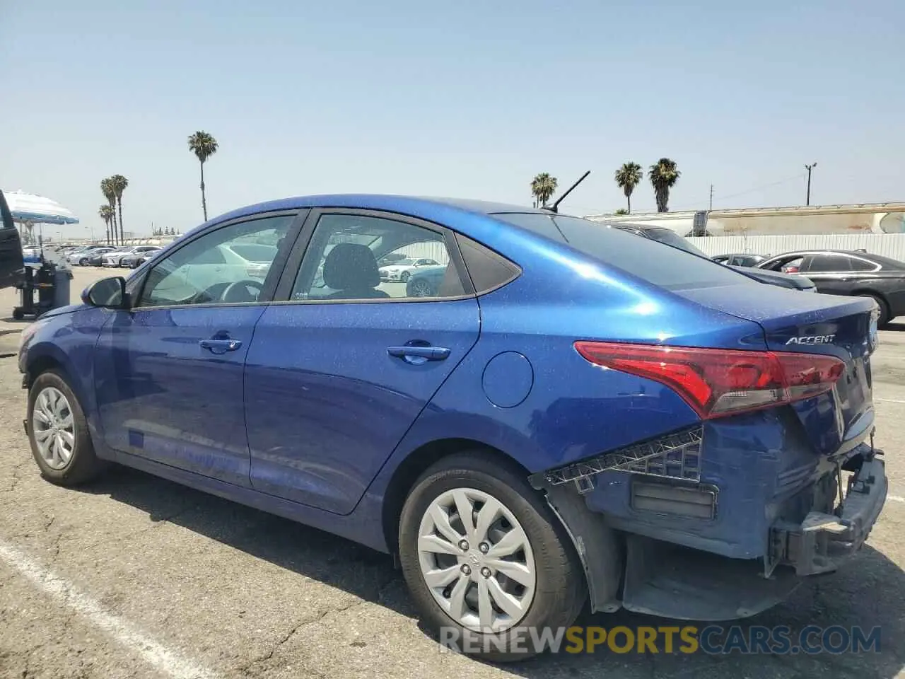 2 Photograph of a damaged car 3KPC24A66NE185431 HYUNDAI ACCENT 2022