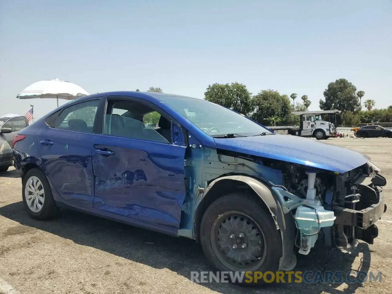 4 Photograph of a damaged car 3KPC24A66NE185431 HYUNDAI ACCENT 2022